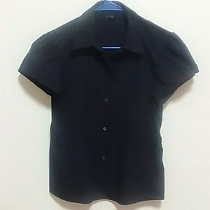 Theory Elida Dark Navy Blue Shirt